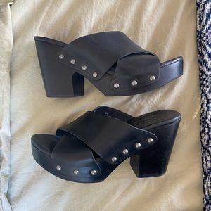 Kork-Ease mule clogs